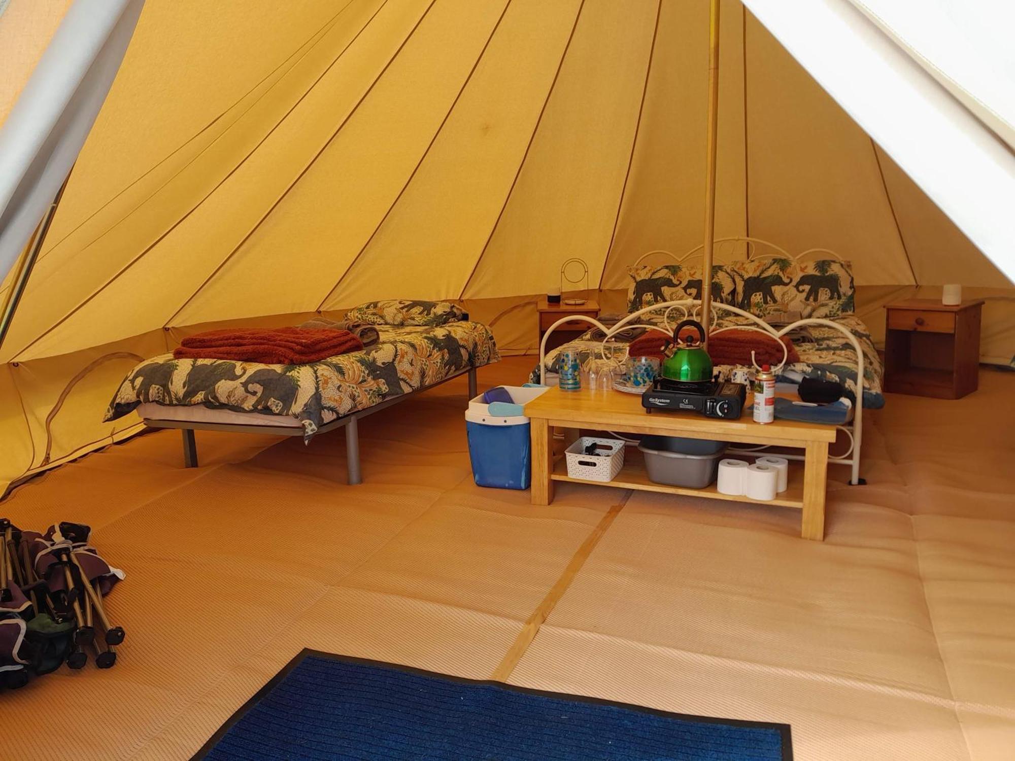 Cornish Skies Glamping Pool Exterior foto