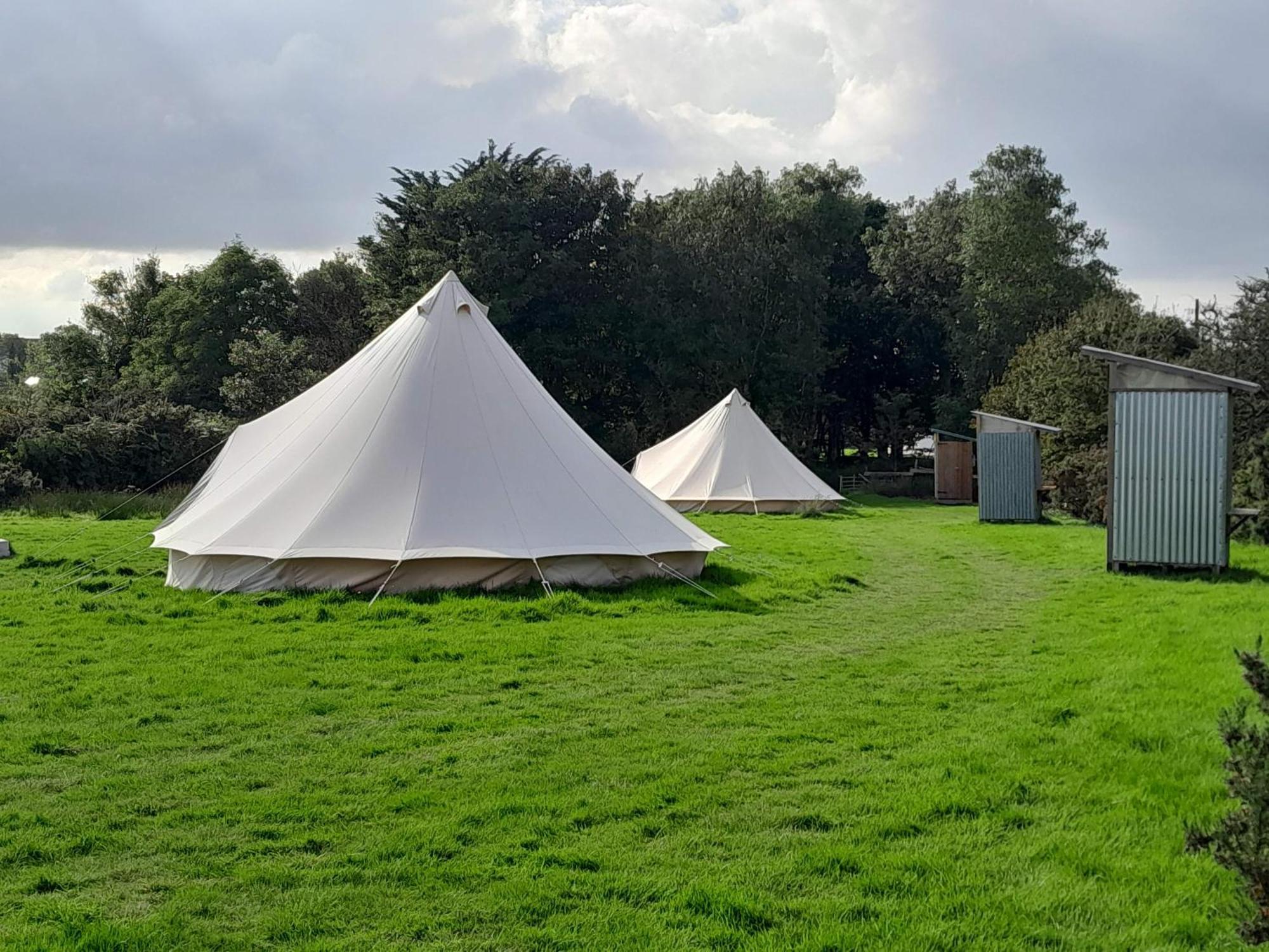 Cornish Skies Glamping Pool Exterior foto