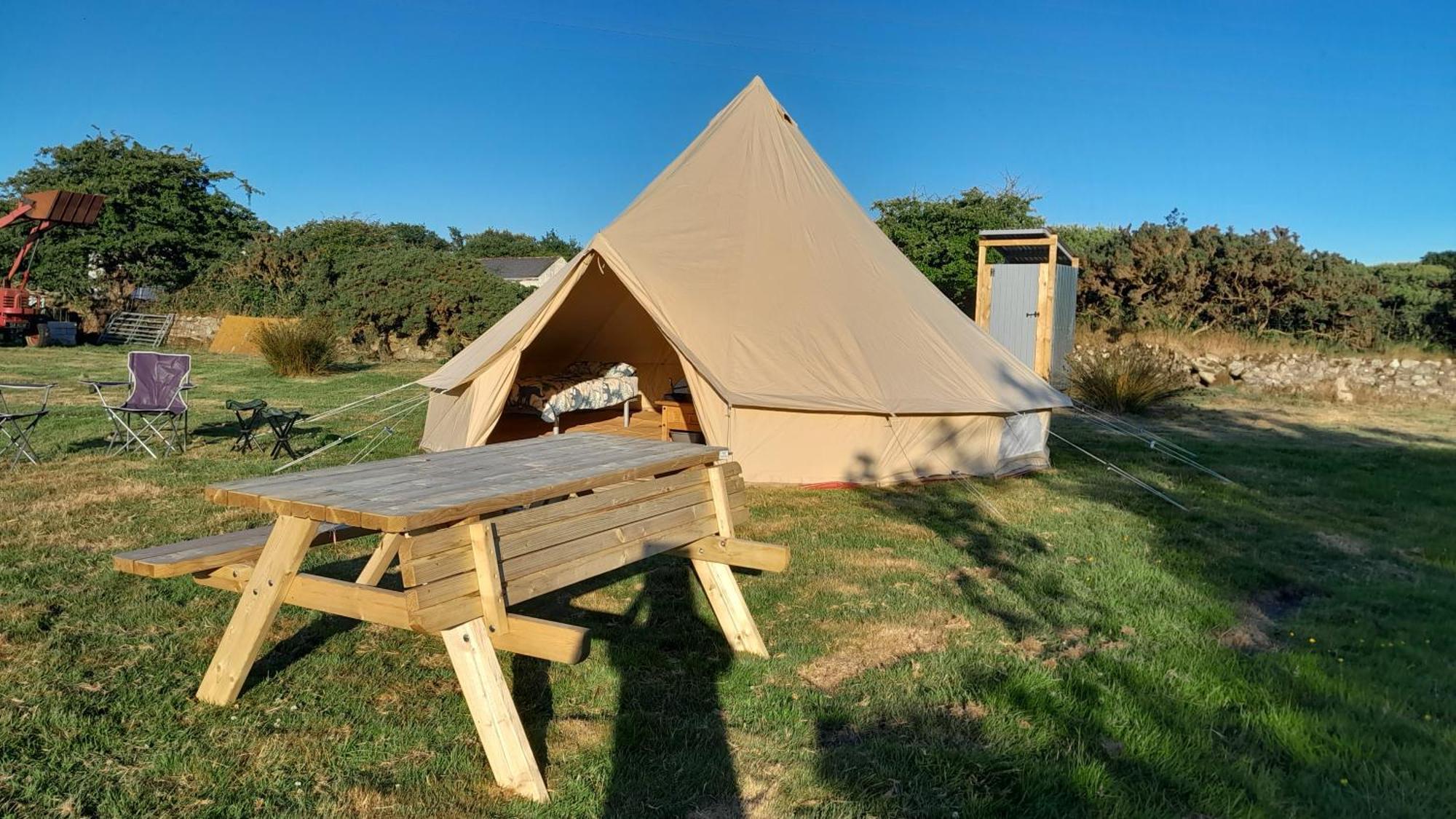 Cornish Skies Glamping Pool Exterior foto