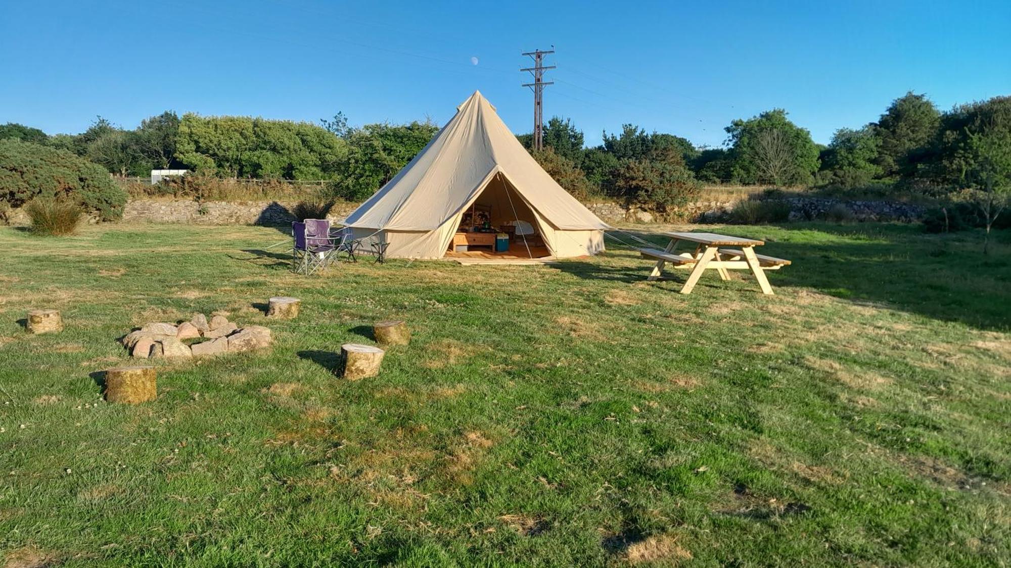 Cornish Skies Glamping Pool Exterior foto